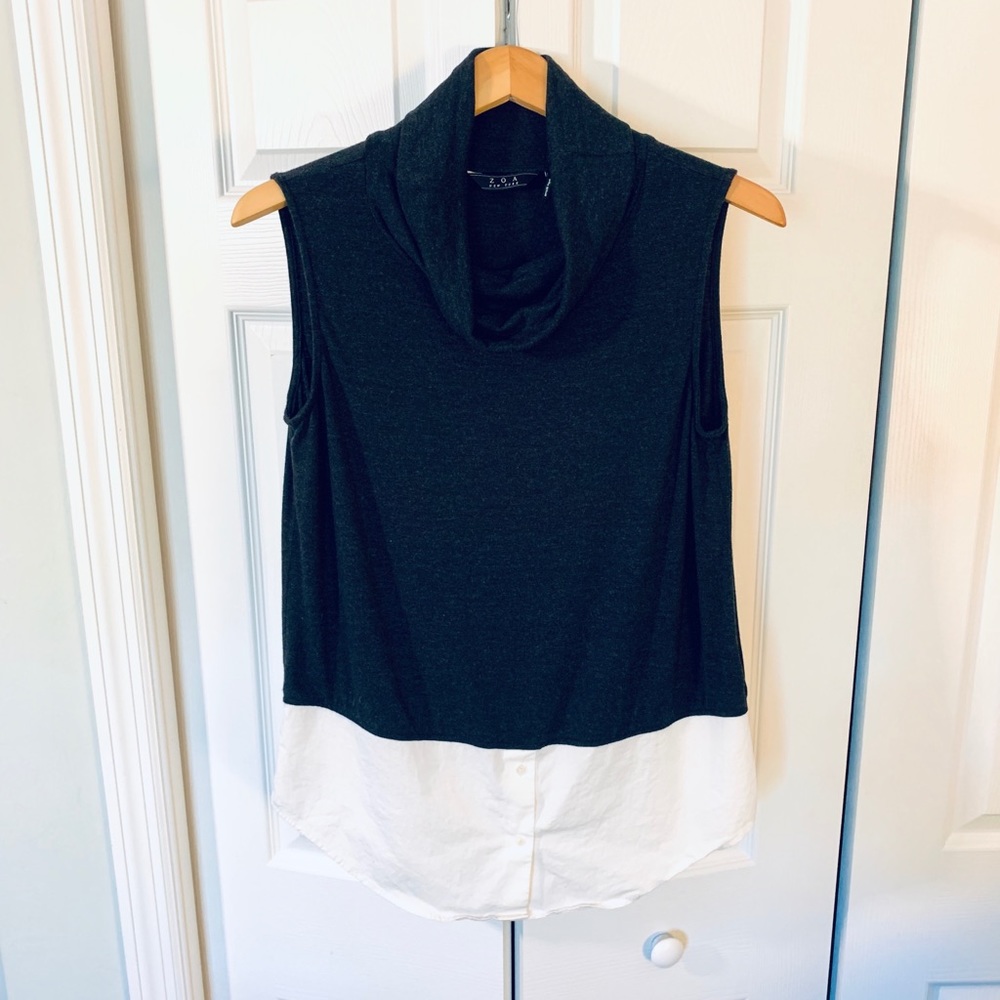 Zoa New York sleeveless cowl neck top